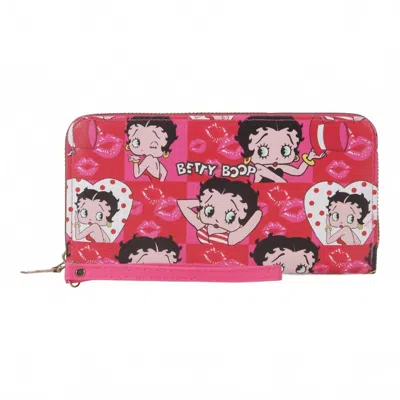 Betty Boop Women's Pvc Wallet In Pink In Multi