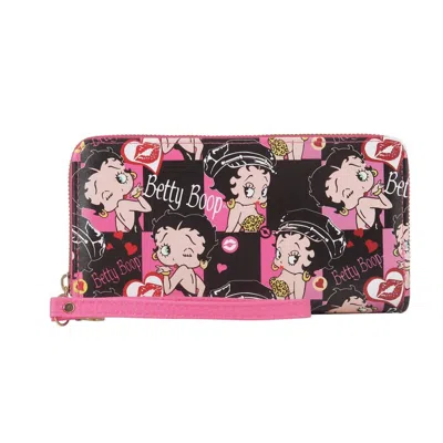 Betty Boop Women's Wallet In Black In Multi