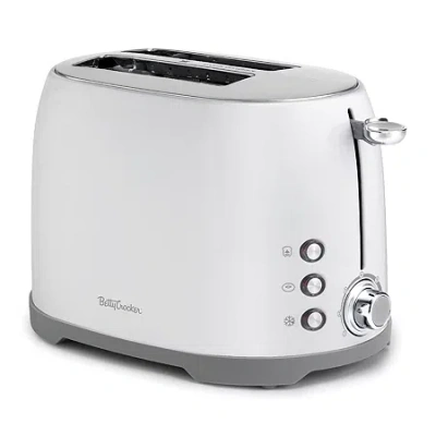 Betty Crocker 2-slice Electric Toaster In White