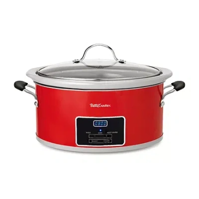 Betty Crocker 6 Qt Slow Cooker In Red