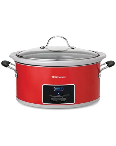 Betty Crocker 6qt Oval Digital Slow Cooker