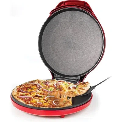 Betty Crocker Bck Series  Pizza Maker, Countertop Pizza Maker For Home In Red
