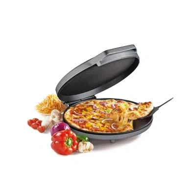 Betty Crocker Bck Series   Pizza Maker Plus, 12" Indoor Electric Grill, Nonstick Griddle Pan For Pizz In Silver