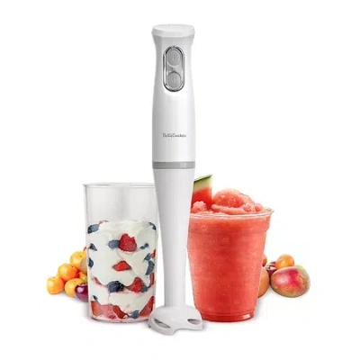 Betty Crocker Hand 2-speed Immersion Blender In White