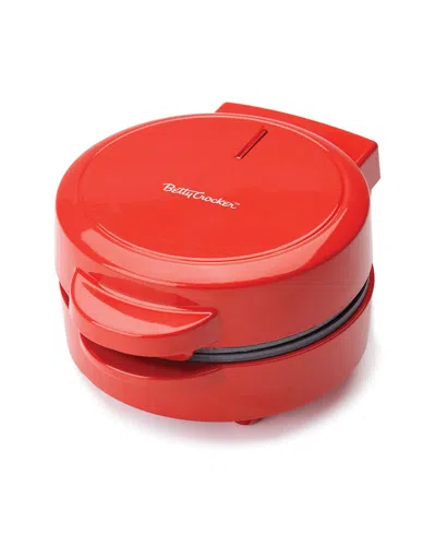 Betty Crocker Mini Waffle Maker In Red