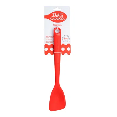 Betty Crocker Silicone 13 Inch Spatula, Red