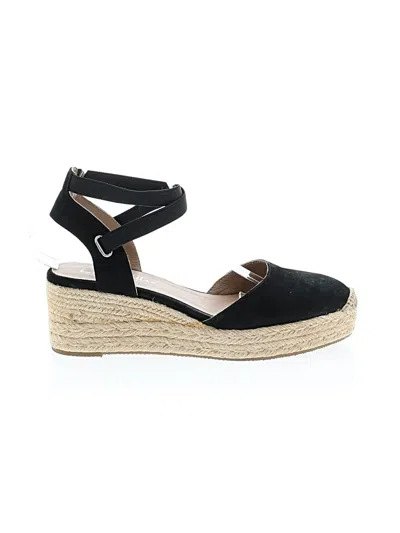 Pre-owned Bettye Muller Concepts Wedges In Black