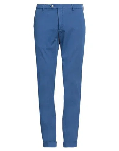 Betwoin Man Pants Blue Size 40 Cotton, Elastane