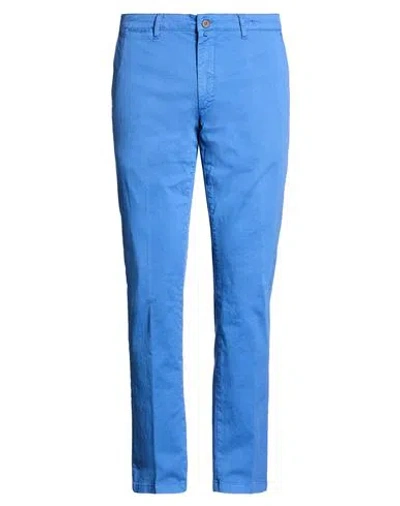 Betwoin Man Pants Blue Size 44 Cotton, Elastane