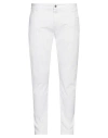 Betwoin Man Pants White Size 40 Cotton, Elastane