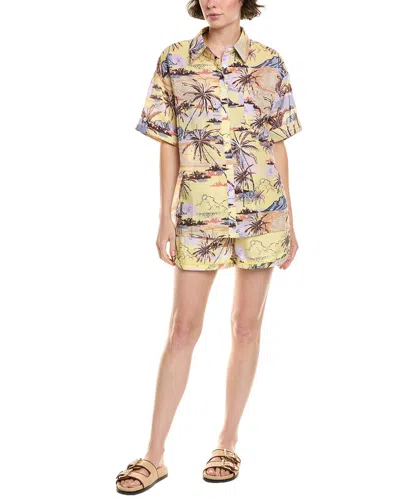 BEULAH 2PC SHIRT & SHORT SET