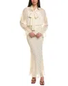 Shop Beulah 2pc Top & Skirt Set In White