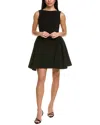 Beulah A-line Dress In Black