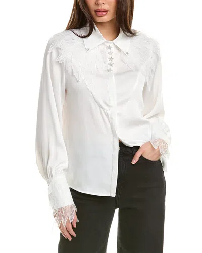 Beulah Applique Shirt In White