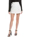 Beulah Embellished Mini Skirt In White