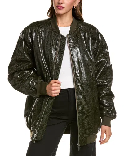 BEULAH FAUX ALLIGATOR JACKET