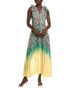 Beulah Floral Maxi Dress In Multi