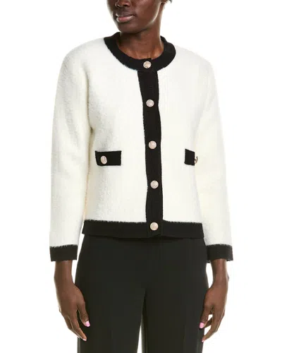 BEULAH BEULAH FUZZY EYELASH CARDIGAN