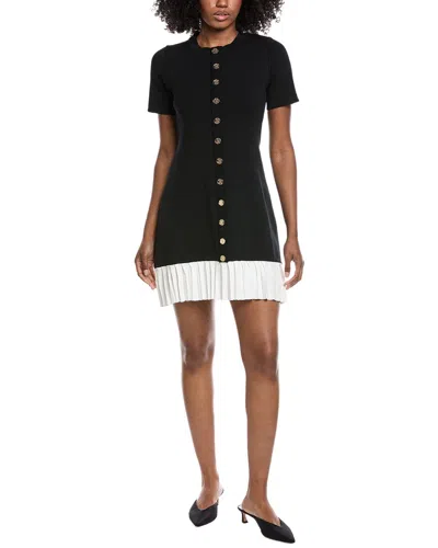 Beulah Knit Mini Dress In Black