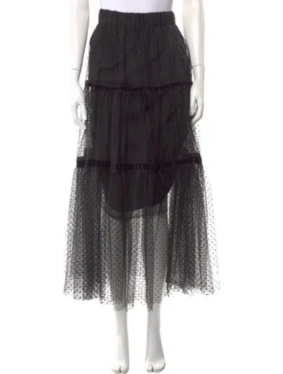 Pre-owned Beulah London Long Skirt W/ Tags In Black