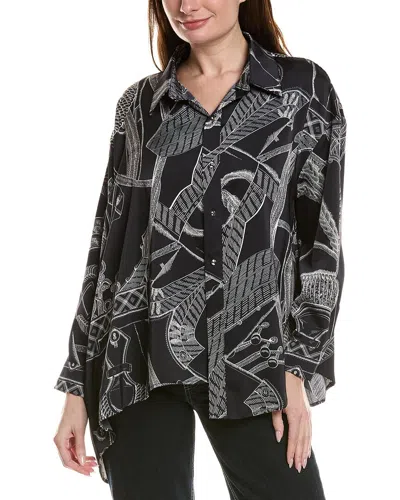 Beulah Long Sleeve Blouse In Black