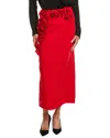 Beulah Maxi Skirt In Red
