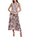 Beulah Midi Dress In Neutral