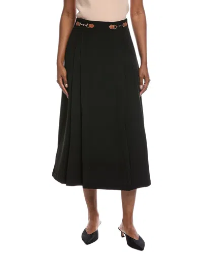 Beulah Midi Skirt In Black