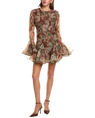 Beulah Sheer Flare Top In Multi