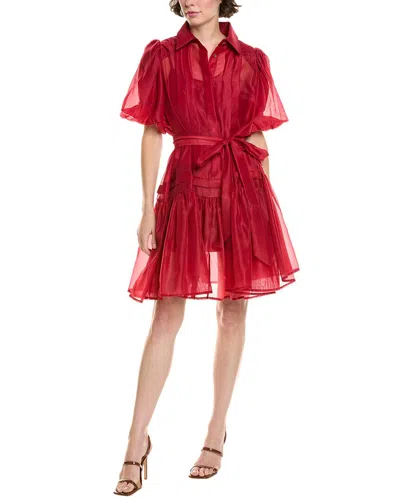 Beulah Shirtdress In Red