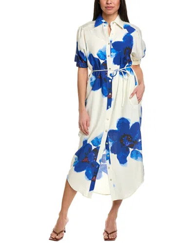 Beulah Shirtdress In Blue