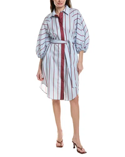 Beulah Striped Shirtdress In Multi