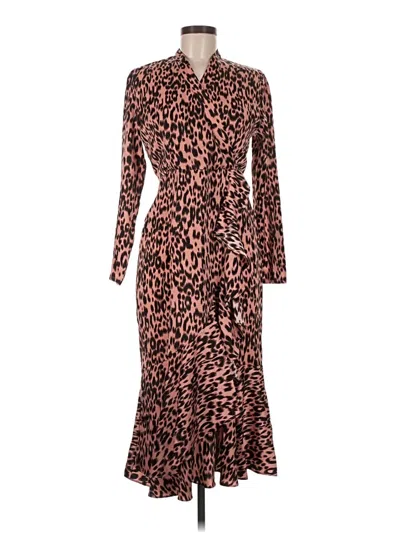 Beulah Style Casual Dress In Brown
