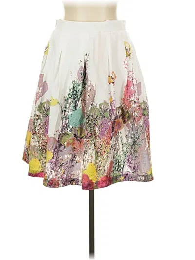 Pre-owned Beulah Style Casual Skirt In White