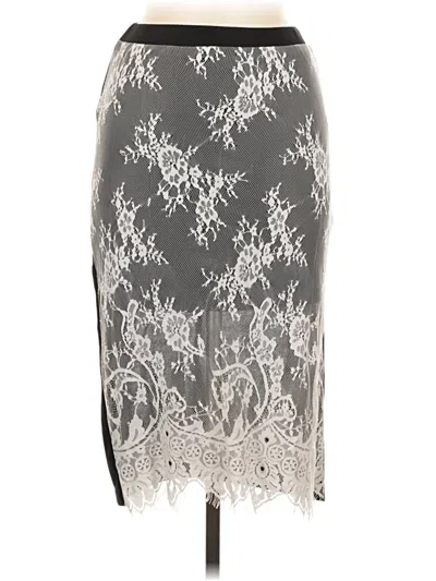 Pre-owned Beulah Style Formal Skirt In Silver