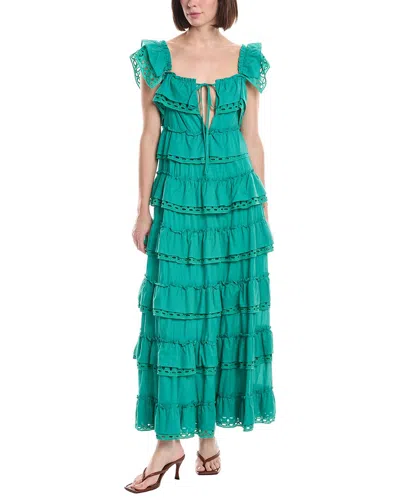 Beulah Tiered Maxi Dress In Multi