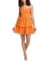 BEULAH BEULAH TIERED MINI DRESS