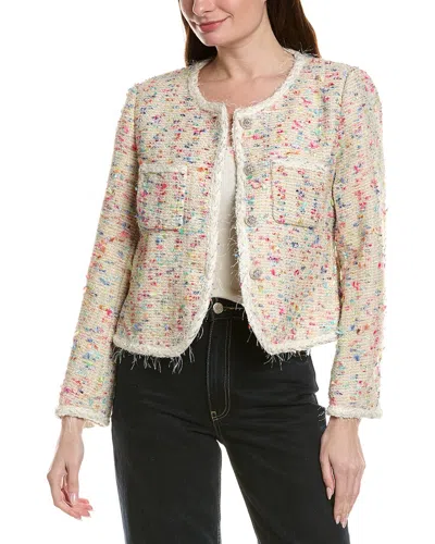 Beulah Wool-blend Tweed Jacket In Neutral