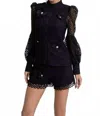 Beulahstyle Macy Hollow Floral Set In Black In Black