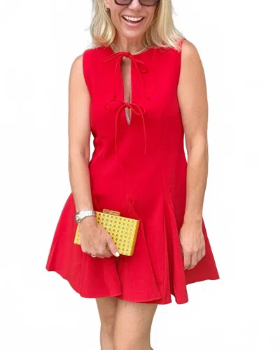 Beulahstyle Paladium Mini Dress In Red