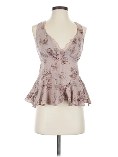 Pre-owned Beverly And Beck Sleeveless Blouse In Brown