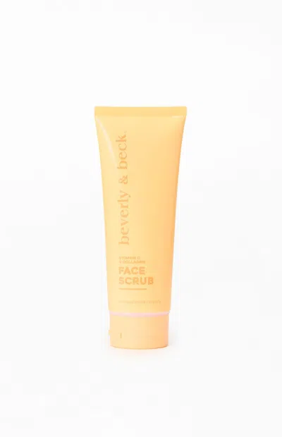 Beverly And Beck Vitamin C & Collagen Face Scrub In Yellow