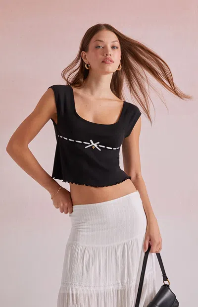 Beverly And Beck Women's Emmylou T-shirt In Black