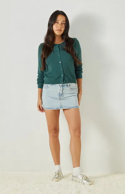 Beverly And Beck Women's Marley Cardigan In Green