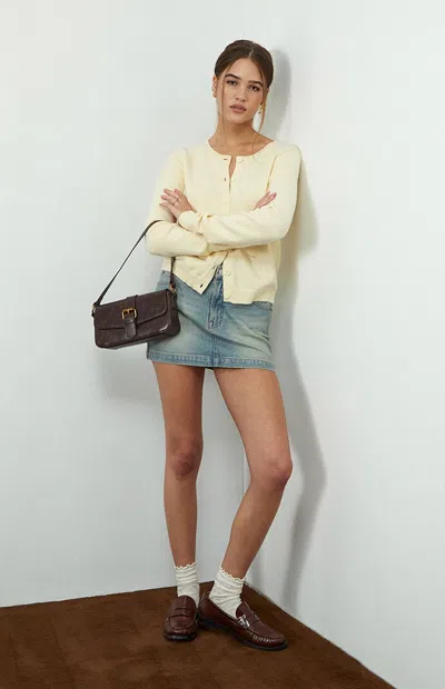 Beverly And Beck Women's Marley Cardigan In Yellow