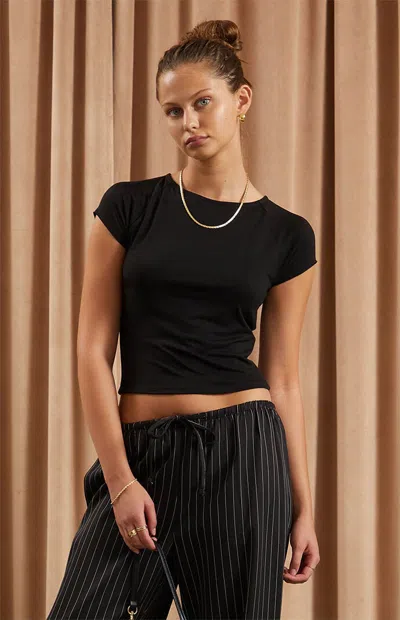 Beverly And Beck Women's Phoebe Top In Black