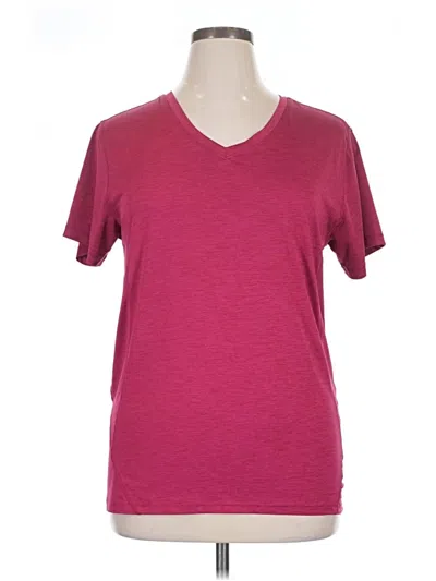 Pre-owned Beverly Hills Polo Club Active T-shirt In Burgundy