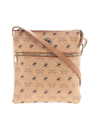 Pre-owned Beverly Hills Polo Club Crossbody Bag In Brown