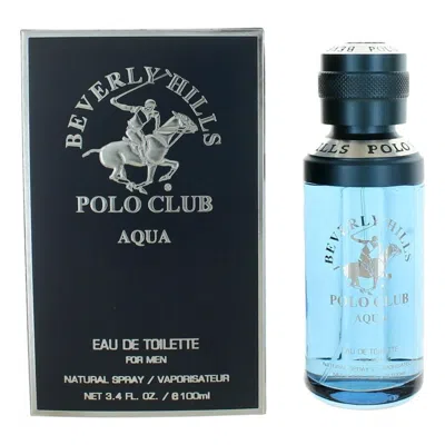 Beverly Hills Polo Club Men's Aqua Edt Spray 3.4 oz Fragrances 810017216857