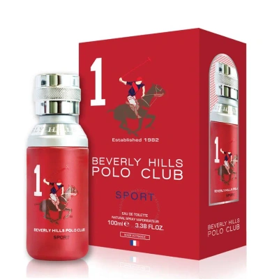 Beverly Hills Polo Club Men's No 1 Edt 3.4 oz Fragrances 8718719850046 In Rose